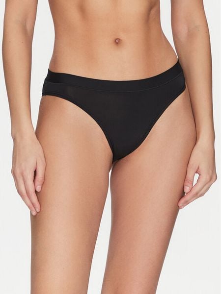 Ysabel Mora Figi brazylijskie 10122 Czarny. Czarne figi ysabel mora, bez wzorów, z nylonu. Za 49,99 zł.