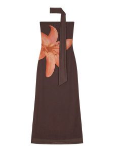 Vero Moda Sukienka letnia Rosetta 10356030 Brązowy ciemny Regular Fit. Brązowe kombinezony Vero Moda, na lato, xl, bez wzorów, z syntetyku, bez kołnierzyka, bez ramiączek. Za 259,99 zł.