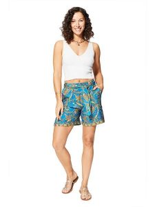 Aller Simplement Szorty w kolorze niebieskim ze wzorem rozmiar: 34/36. Niebieskie szorty Aller Simplement, bez wzorów, z tkaniny. Za 43,99 zł.
