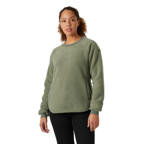 Damski polar Helly Hansen Escape Teddy. Zielone swetry klasyczne Helly Hansen, z polaru, bez kołnierzyka. Za 425,50 zł.