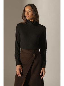Perfect Cashmere Kaszmirowy golf "Nethan" w kolorze czarnym rozmiar: L. Czarne golfy Perfect Cashmere, bez wzorów, z kaszmiru. Za 404,30 zł.
