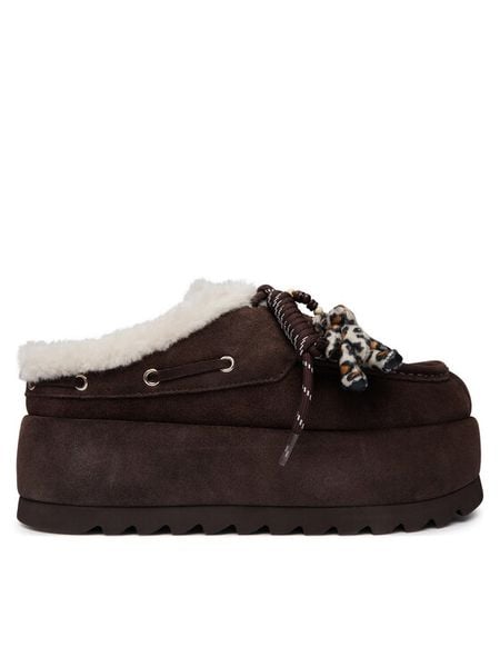 Steve Madden Śniegowce Cuddly 11005708 Brązowy ciemny. Brązowe buty zimowe Steve Madden, ze skóry, bez obcasa, bez zapięcia. Za 729,99 zł.