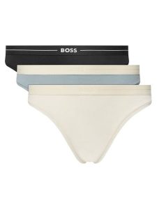 BOSS Komplet 3 par stringów 50510030 Kolorowy. Komplety bielizny Boss, bez wzorów, z bawełny. Za 139,99 zł.
