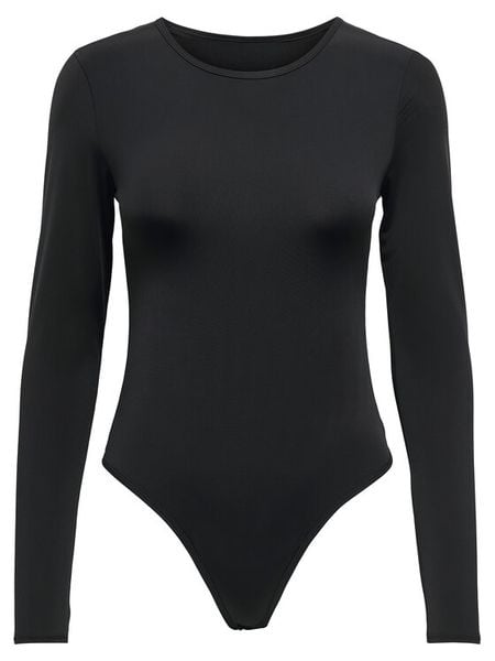 ONLY Body Frida 15343926 Czarny Slim Fit. Czarne body i gorsety ONLY, bez wzorów, z syntetyku. Za 99,99 zł.