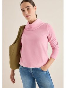 Cecil Bluza w kolorze jasnoróżowym rozmiar: XS. Różowe bluzy Cecil, bez wzorów. Za 122,67 zł.