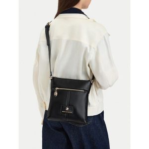 Torebka Beverly Hills Polo Club. Czarne torebki klasyczne Beverly Hills Polo Club, bez wzorów, bez dodatków. Za 179,99 zł.