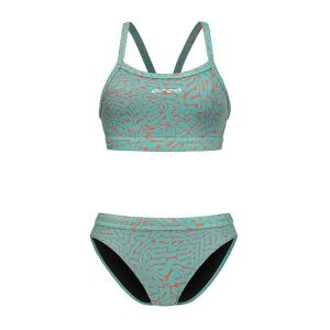 Strój kąpielowy dwuczęściowy damski Orca Core Bikini. Zielone bikini ORCA, bez wzorów. Za 149,99 zł.
