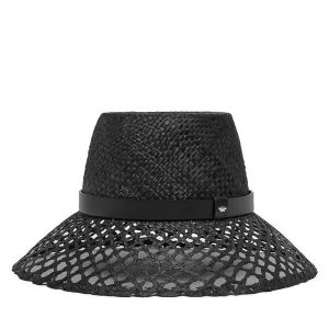Kapelusz Weekend Max Mara. Czarne kapelusze Weekend Max Mara, bez wzorów. Za 689,99 zł.