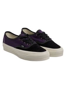 Vans Skórzane sneakersy "Authentic Reissue 44" w kolorze fioletowo-czarnym rozmiar: 42. Czarne trampki Vans, bez wzorów, bez zapięcia. Za 282,99 zł.