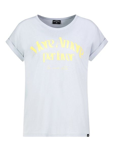 Eight2Nine Koszulka w kolorze błękitnym rozmiar: XS. Niebieskie bluzki Eight2Nine, xs, bez wzorów, bez kołnierzyka, bez ramiączek. Za 32,59 zł.