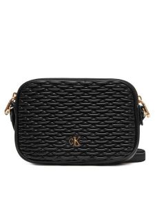 Calvin Klein Torebka LV04F3279G Czarny. Czarne listonoszki Calvin Klein, bez wzorów, ze skóry, bez dodatków. Za 379,99 zł.