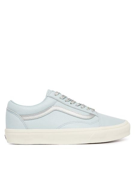 Vans Tenisówki Old Skool VN000D6WYP21 Błękitny. Niebieskie trampki Vans, bez wzorów, ze skóry, bez zapięcia. Za 284,99 zł.