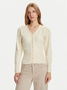 Vero Moda Kardigan Saba 10334777 Beżowy Regular Fit. Brązowe kardigany Vero Moda, z syntetyku. Za 209,99 zł.