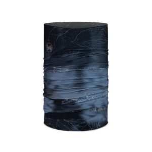 Chusta wielofunkcyjna Buff Original EcoStretch. Niebieskie apaszki i chusty Buff, bez wzorów, sportowe. Za 83,99 zł.
