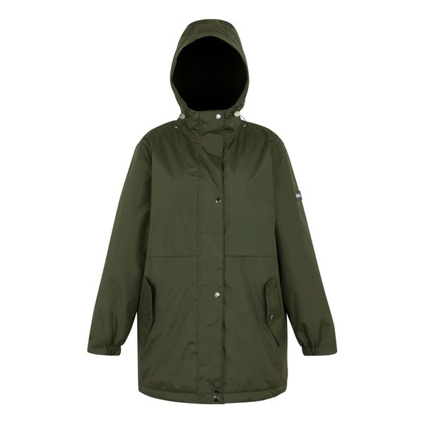Womens/Ladies Brielly Insulated Waterproof Jacket. Zielone kurtki Regatta, na jesień, bez wzorów, bez kaptura. Za 187,99 zł.