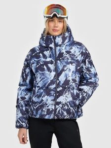 4F Kurtka narciarska w kolorze granatowym rozmiar: M. Niebieskie kurtki sportowe 4f, m, bez wzorów, bez kaptura, narciarskie. Za 303,84 zł.