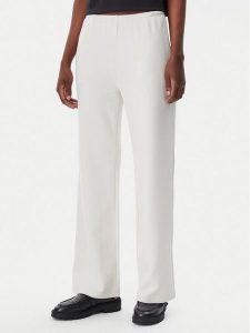 Calvin Klein Jeans Spodnie dresowe J20J225537 Écru Straight Fit. Spodnie dresowe Calvin Klein Jeans, m, bez wzorów, z bawełny. Za 229,99 zł.