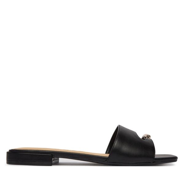 Japonki Guess. Czarne klapki Guess, z aplikacjami, bez obcasa. Za 499,99 zł.