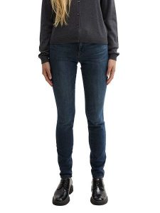 Tom Tailor Dżinsy - Skinny fit - w kolorze granatowym rozmiar: W34/L32. Niebieskie jeansy Tom Tailor, bez wzorów. Za 87,81 zł.