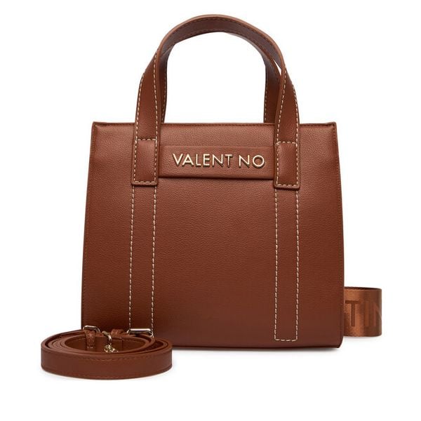 Torebka Valentino. Brązowe torebki klasyczne Valentino, bez wzorów, bez dodatków. Za 384,99 zł.
