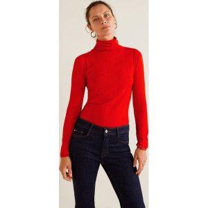 Mango - Sweter Genovac. Golfy marki Mango. W wyprzedaży za 49,90 zł.