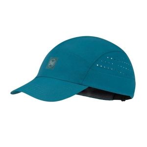 Czapka do biegania Buff Speed Cap. Niebieskie czapki Buff, bez wzorów, sportowe. Za 137,49 zł.