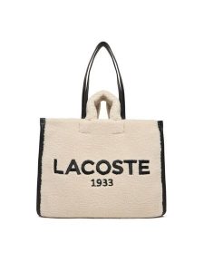 Lacoste Torebka NU5117HX Écru. Torebki klasyczne Lacoste, bez wzorów, z materiału, bez dodatków. Za 699,99 zł.