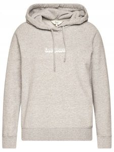 LEE ESSENTIAL HOODIE DAMSKA BLUZA Z KAPTUREM LOGO GREY MELE L53WTXMP 112112587. Szare bluzy Lee, l, bez wzorów, z kapturem. Za 149,99 zł.