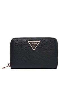 Guess Portfel Laurel II Slg SWZG74 59140 Czarny. Czarne portfele Guess, z aplikacjami, ze skóry. Za 259,99 zł.