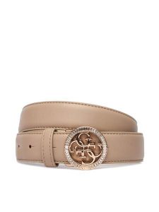 Guess Pasek Damski BW9284 P5430 Beżowy. Brązowe paski Guess, z aplikacjami, ze skóry. Za 289,99 zł.