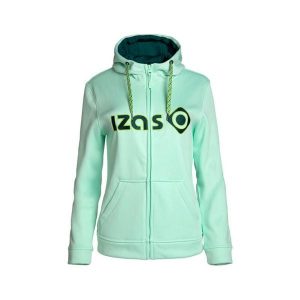 DUERO W JACKET Bluza z kapturem i zamkiem błyskawicznym – wygoda i styl z możliw. Zielone bluzy Izas, bez wzorów, z kapturem. W wyprzedaży za 226,04 zł.