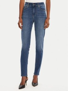 Liu Jo Jeansy UXX037 D4186 Granatowy Slim Fit. Niebieskie jeansy Liu Jo, bez wzorów, z bawełny. Za 309,99 zł.