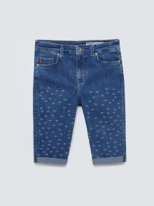 Szorty damskie niebieskie evita 404. Niebieskie szorty Big Star, bez wzorów, ze skóry, sportowe. W wyprzedaży za 29,99 zł.