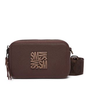 Torebka Steve Madden. Brązowe listonoszki Steve Madden, bez wzorów, bez dodatków. Za 429,99 zł.