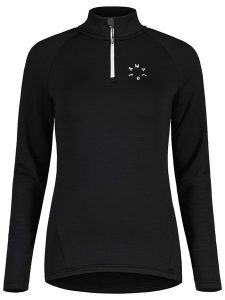 Maloja Bluza polarowa "NaspaeM" w kolorze czarnym rozmiar: S. Czarne bluzy Maloja, s, bez wzorów, z polaru, bez kaptura. Za 184,46 zł.