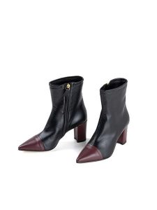 Anna Morellini Skórzane botki "Micetta" w kolorze czarnym rozmiar: 40. Czarne botki Anna Morellini, bez wzorów, bez obcasa, bez zapięcia. Za 546,48 zł.