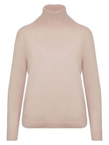 Malo Optimum Golf w kolorze jasnoróżowym rozmiar: L. Różowe golfy Malo Optimum, bez wzorów, z kaszmiru. Za 282,80 zł.