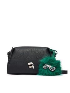 KARL LAGERFELD Torebka B4W30083 Czarny. Czarne torebki klasyczne KARL LAGERFELD, bez wzorów, ze skóry, bez dodatków. Za 649,99 zł.