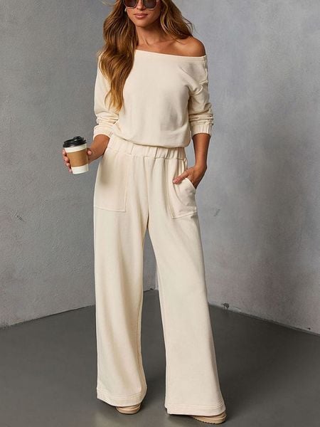 Milan Kiss 2-częściowy zestaw w kolorze beżowym rozmiar: L. Brązowe spodnie dresowe Milan Kiss, l, bez wzorów, z dresówki. Za 178,79 zł.