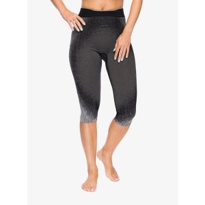 Legginsy termoaktywne damskie Odlo Performance Warm Blackcomb BL Bottom 3/4. Czarne legginsy ODLO, bez wzorów. Za 272,99 zł.