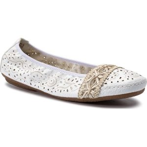 Baleriny RIEKER - 41466-81 Weiss. Balerinki marki Rieker. Za 189,00 zł.