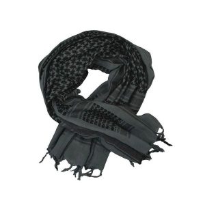 Chusta bandana arafatka. Czarne apaszki i chusty TEXAR, bez wzorów. Za 27,99 zł.