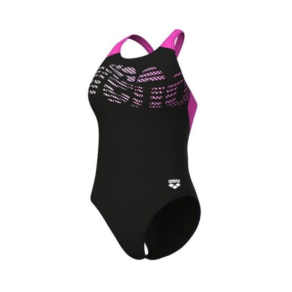 Damski kostium kąpielowy 1-częściowy Arena Flowing V Back. Czarne stroje jednoczęściowe Arena, bez wzorów. Za 238,00 zł.