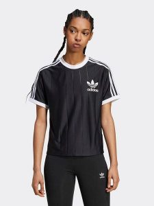Adidas Koszulka w kolorze czarno-białym rozmiar: XXL. Białe bluzki ADIDAS, xxl, bez wzorów, bez kołnierzyka, bez ramiączek. Za 106,95 zł.