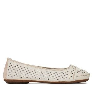 Baleriny Rieker. Brązowe balerinki Rieker, bez wzorów, bez obcasa, bez zapięcia. Za 279,99 zł.