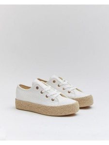 Bellucci Espadryle w kolorze białym rozmiar: 37. Białe espadryle Bellucci, bez wzorów, bez obcasa. Za 112,45 zł.