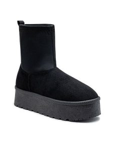 Foreverfolie Botki w kolorze czarnym rozmiar: 41. Czarne botki Foreverfolie, bez wzorów, bez obcasa, na platformie, bez zapięcia. Za 130,99 zł.