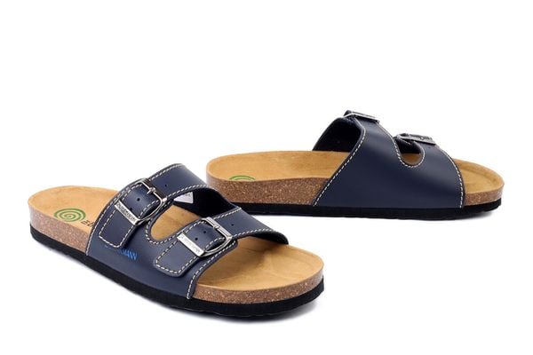 DR. BRINKMANN 505892-5 ozean, klapki damskie. Niebieskie klapki Dr. Brinkmann, bez wzorów, bez obcasa. Za 164,90 zł.