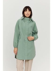 MAZINE Parka "Ella" w kolorze zielonym rozmiar: L. Zielone płaszcze MAZINE, l, bez wzorów, z bawełny, bez kaptura. Za 180,06 zł.