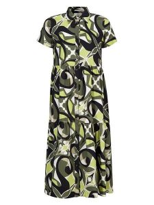 FYNCH-HATTON Sukienka w kolorze khaki rozmiar: 34. Brązowe sukienki FYNCH-HATTON, na co dzień, bez wzorów, z bawełny, bez kołnierzyka, bez ramiączek, maxi, proste. Za 260,99 zł.